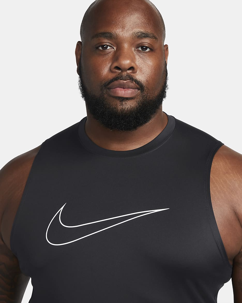 Nike pro combat dri fit sleeveless hotsell